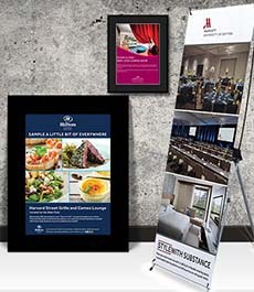 Signage Selection Button